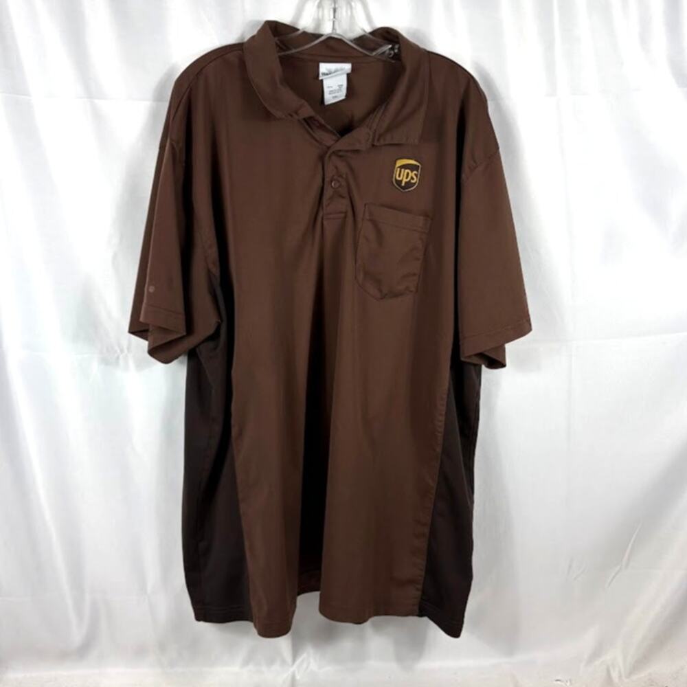UPS 3XL Polo Pocket Shirt WearGuard